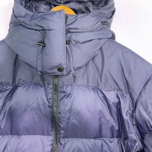 Denim & supply puffer hooded jacket 75 % down and 25% feathers